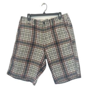 Mens Polo Jeans Co Black Label Cotton Multicolor Plaid Shorts 34